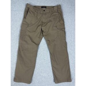 LAPG Battle Rattle Tactical Pants Mens Large Brown Stretch Ripstop Cargo Outdoor